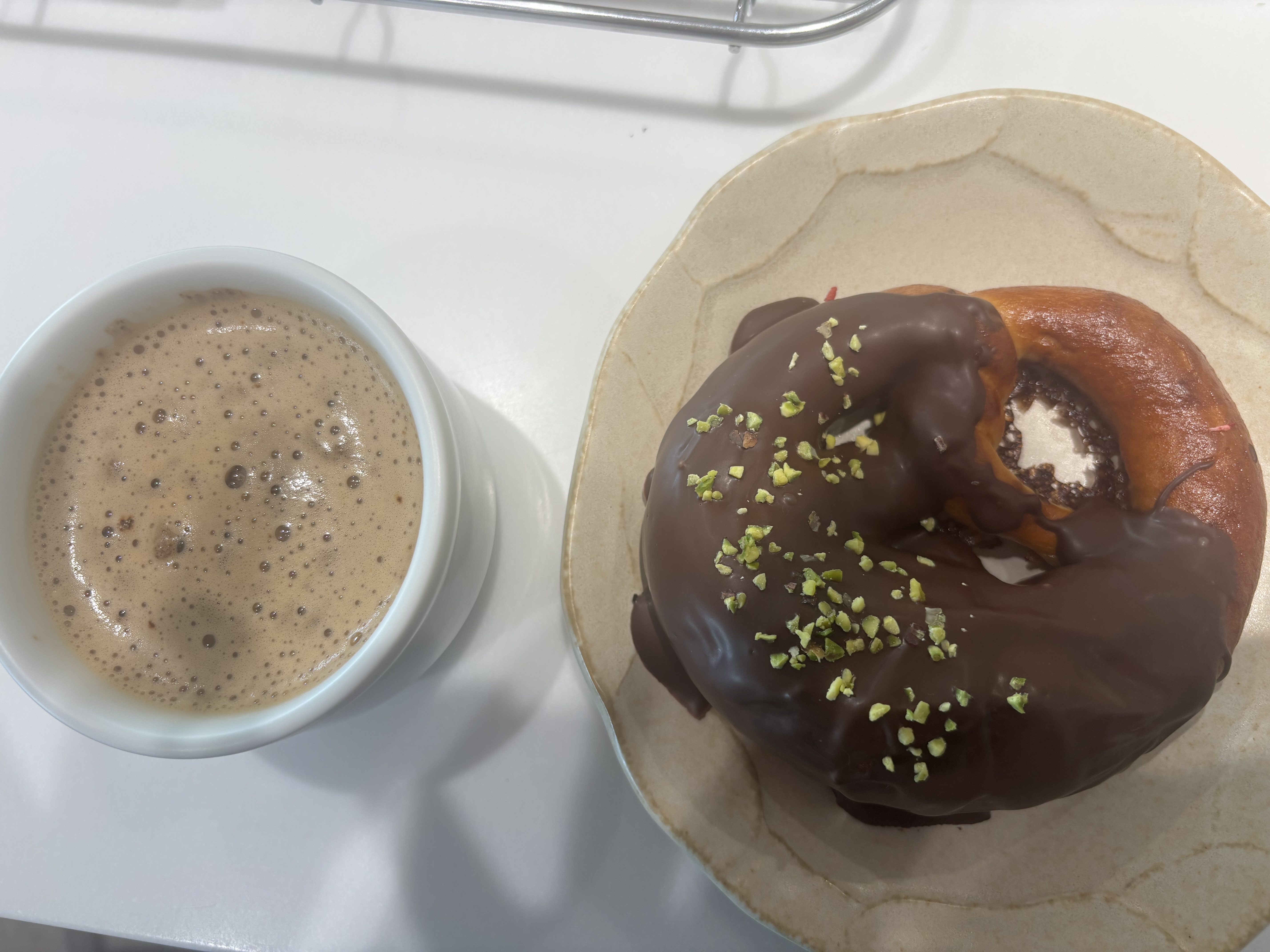 チョコリングとドリンク
